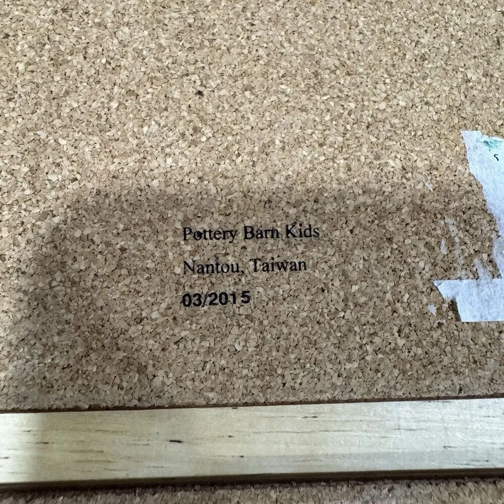 Pottery Barn Kids Santa Cork Placemats Red Christmas List Mouse Set X2 2015 GUC